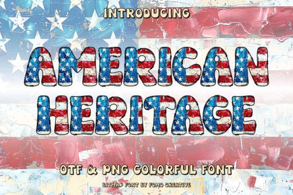 American Heritage: A Playful Burst of Color for Your Designs
