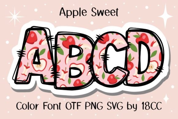 Apple Sweet: A Playful Typeface for Creative Projects