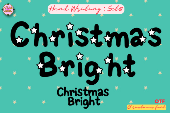 Christmas Bright 8: A Festive Font for Modern Holiday Designs