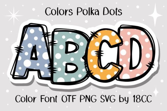 Colors Polka Dots: A Playful Font for Vibrant Projects