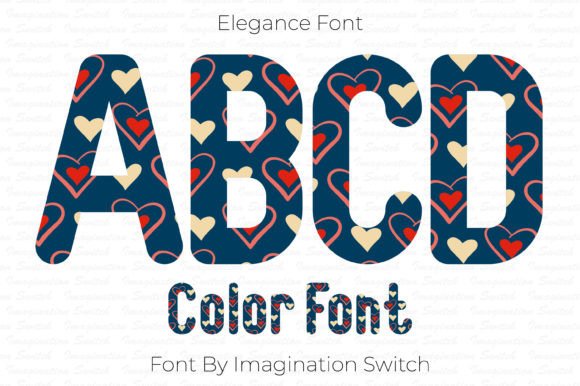 Elegance: A Typeface with Built-In Color and Personality