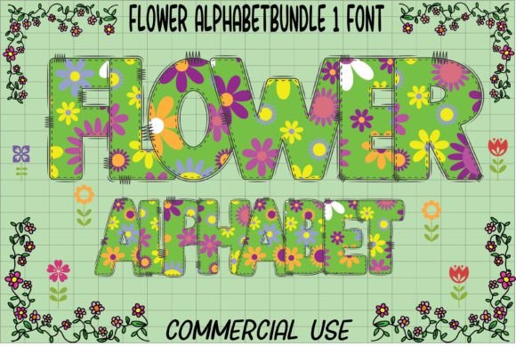Flower Alphabet: A Font That Breathes Life into Design