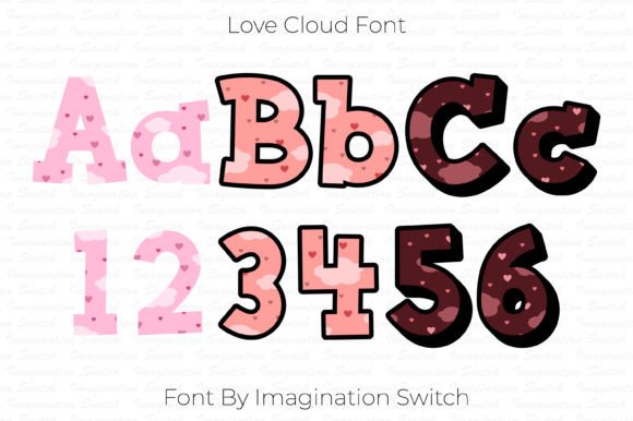 Love Cloud: The Colorful Display Font for Unforgettable Designs