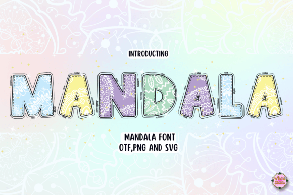 Mandala Font: Intricate Symmetry for Modern Design