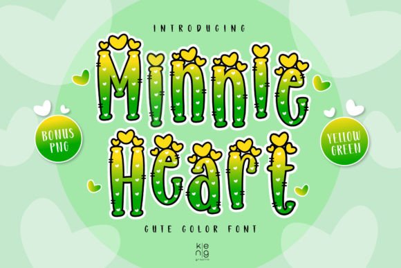 Minnie Heart Y-G: Bold Typography for Modern Creatives