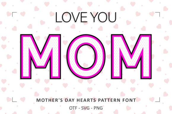 Mothers Day Hearts Pattern: Infuse Love into Your Designs