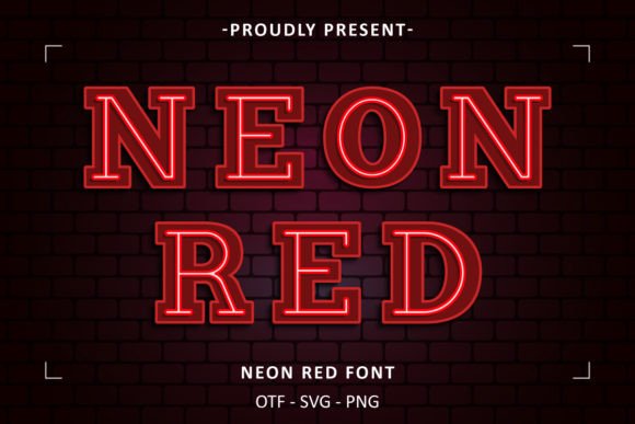 Neon Red: Capturing Urban Energy in Your Typography