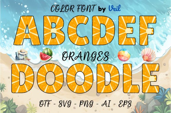 Oranges: A Playful Font for Creative and Branding Projects