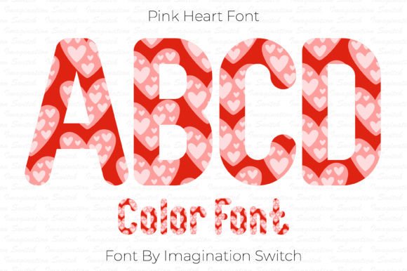 Pink Heart: The Vibrant Color Font for Modern Design