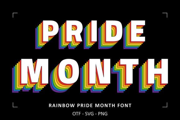 Rainbow Pride Month: A Typeface Bursting with Celebration