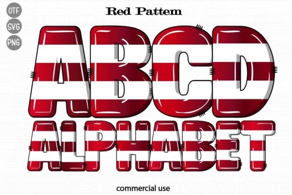 Red Pattern: A Playful Typeface for Vibrant Projects