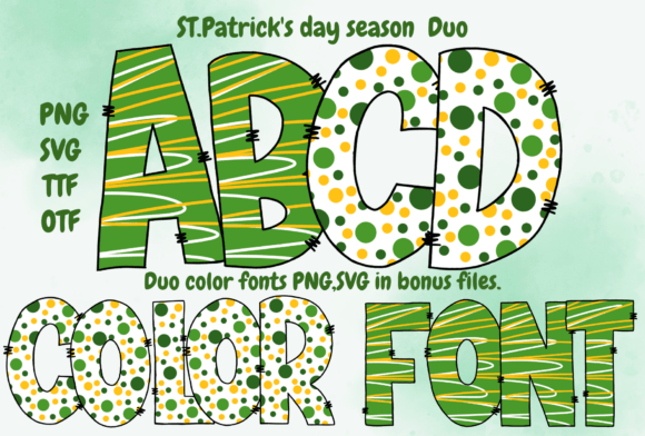 St. Patrick’s Day Season Duo: A Festive Design Asset