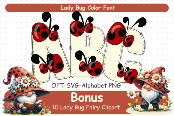 The Playful Power of the Lady Bugs Doodle Alphabet Font