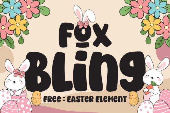 Unleashing Fox Bling: The Bold Display Font for Modern Designers